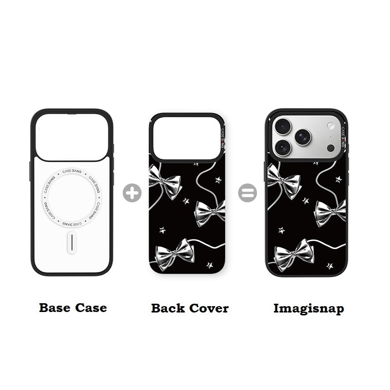 Black Silvery Imagisnap - CaseBangImagisnapCaseBangiPhone 17 Pro MaxBack Cover