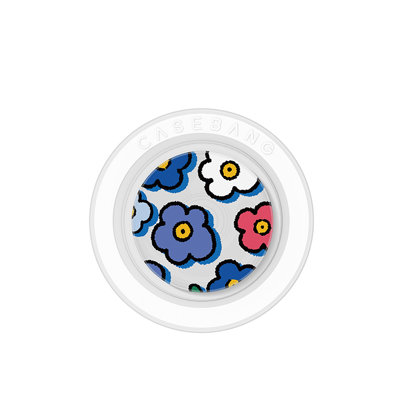 Bloom Series MagSafe Airbag Grip Stand - CaseBangMagSafe Airbag Grip StandCaseBangLITTLE BLUE FLOWER