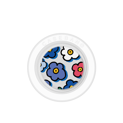 Bloom Series MagSafe Airbag Grip Stand - CaseBangMagSafe Airbag Grip StandCaseBangLITTLE BLUE FLOWER
