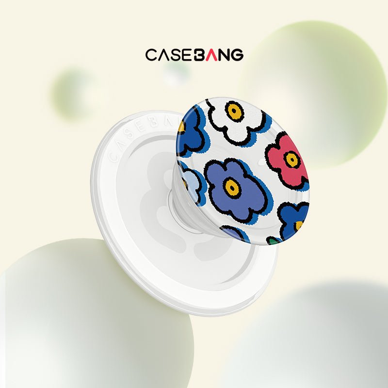 Bloom Series MagSafe Airbag Grip Stand - CaseBangMagSafe Airbag Grip StandCaseBangLITTLE RED FLOWER