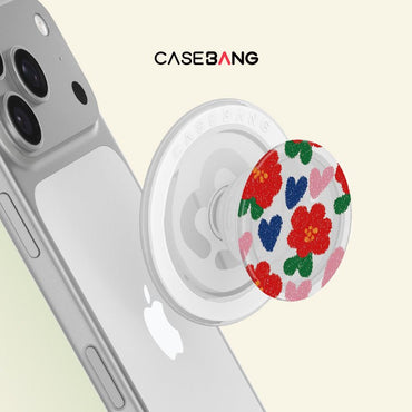 Bloom Series MagSafe Airbag Grip Stand - CaseBangMagSafe Airbag Grip StandCaseBangLITTLE RED FLOWER