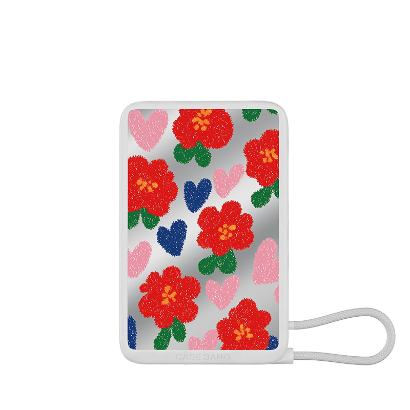 Bloom Series Power Bank Build - in Cable - CaseBangPower BankCaseBangLITTLE RED FLOWER