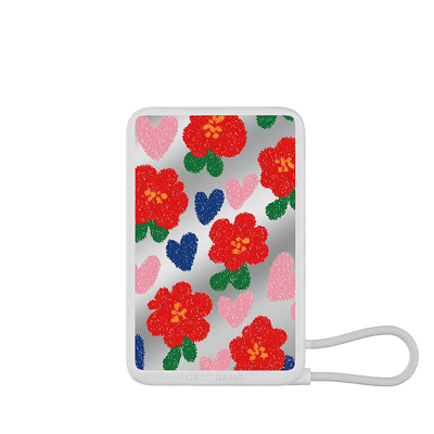Bloom Series Power Bank Build - in Cable - CaseBangPower BankCaseBangLITTLE RED FLOWER