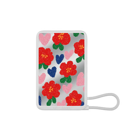 Bloom Series Power Bank Build - in Cable - CaseBangPower BankCaseBangLITTLE RED FLOWER