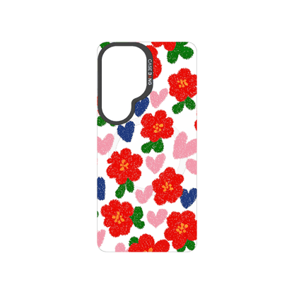 Bloom Series Snap - On Phone Case - CaseBangImagiSnap Case MagSafe CompatibleCaseBangSAMSUNG S26LITTLE RED FLOWER