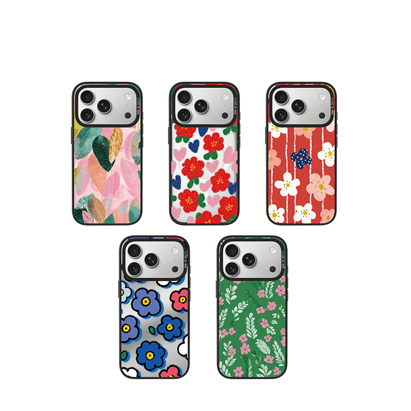Bloom Series Snap - On Phone Case - CaseBangImagiSnap Case MagSafe CompatibleCaseBangMate 80 Pro MaxLITTLE BLUE FLOWER