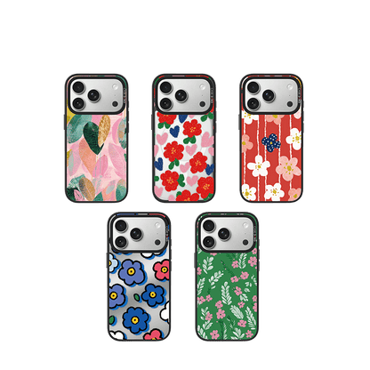 Bloom Series Snap - On Phone Case - CaseBangImagiSnap Case MagSafe CompatibleCaseBangMate 80 Pro MaxLITTLE BLUE FLOWER