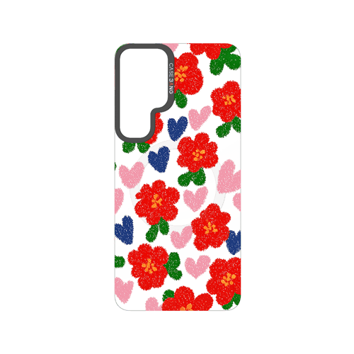 Bloom Series Snap - On Phone Case - CaseBangImagiSnap Case MagSafe CompatibleCaseBangSAMSUNG S24+LITTLE RED FLOWER