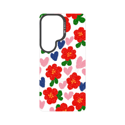 Bloom Series Snap - On Phone Case - CaseBangImagiSnap Case MagSafe CompatibleCaseBangSAMSUNG S26 UltraLITTLE RED FLOWER