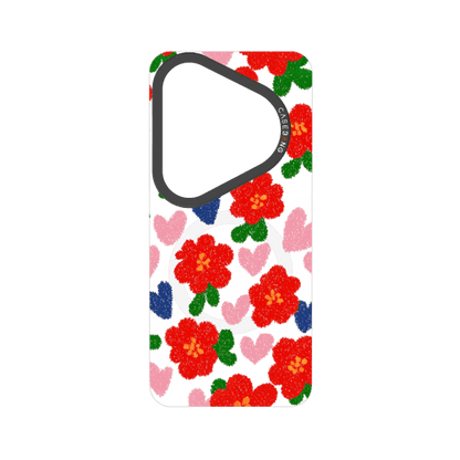 Bloom Series Snap - On Phone Case - CaseBangImagiSnap Case MagSafe CompatibleCaseBangP80 UltraLITTLE RED FLOWER