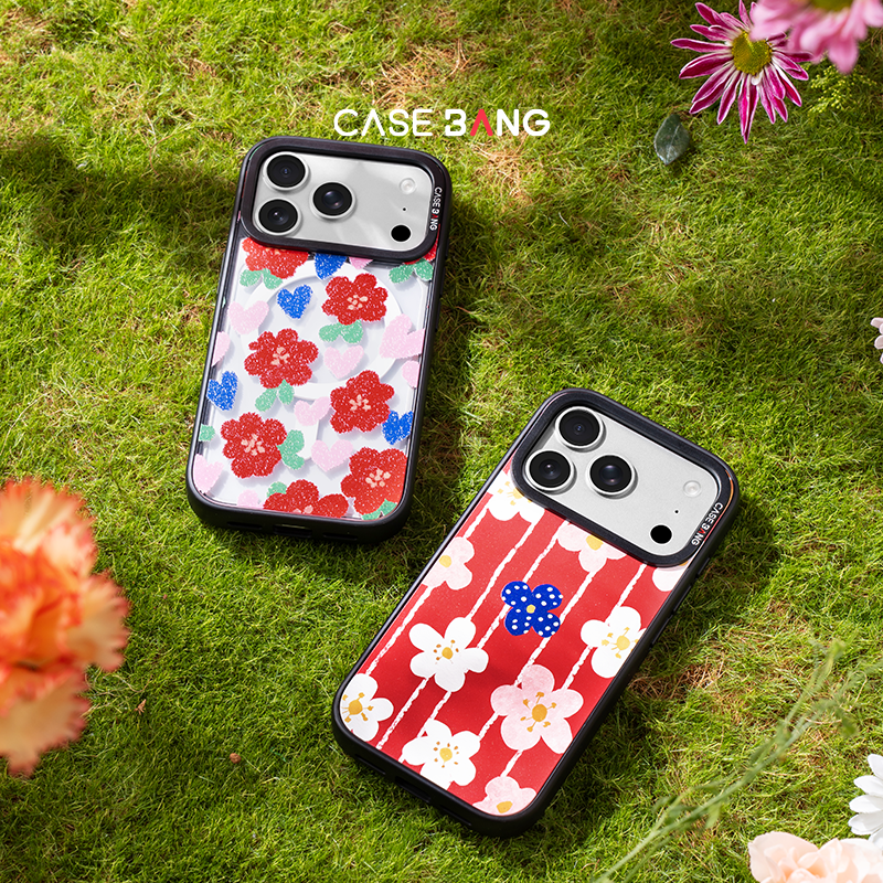 Bloom Series Snap - On Phone Case - CaseBangImagiSnap Case MagSafe CompatibleCaseBangMate 80 Pro MaxLITTLE BLUE FLOWER