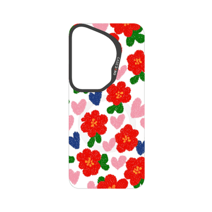 Bloom Series Snap - On Phone Case - CaseBangImagiSnap Case MagSafe CompatibleCaseBangP70 UltraLITTLE RED FLOWER
