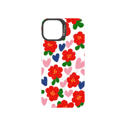 Bloom Series Snap - On Phone Case - CaseBangImagiSnap Case MagSafe CompatibleCaseBangiPhone 15LITTLE RED FLOWER