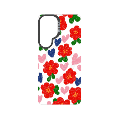 Bloom Series Snap - On Phone Case - CaseBangImagiSnap Case MagSafe CompatibleCaseBangSAMSUNG S26+LITTLE RED FLOWER