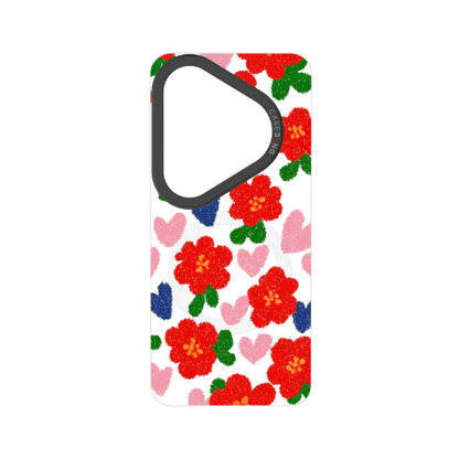 Bloom Series Snap - On Phone Case - CaseBangImagiSnap Case MagSafe CompatibleCaseBangP80 Pro/Pro+LITTLE RED FLOWER