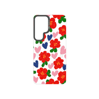 Bloom Series Snap - On Phone Case - CaseBangImagiSnap Case MagSafe CompatibleCaseBangSAMSUNG S24LITTLE RED FLOWER