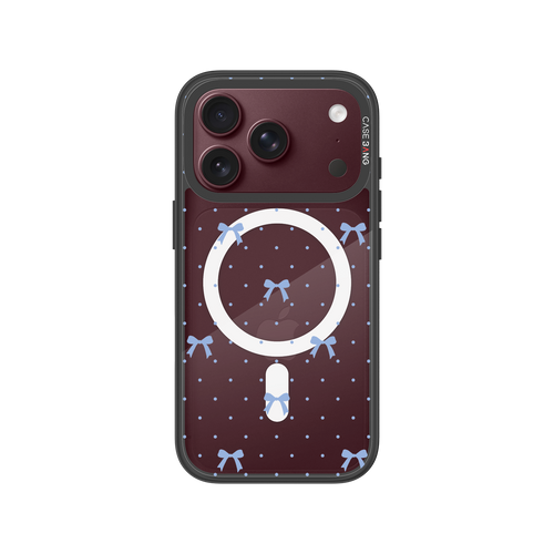 Blue Bow Snap-On Phone Case