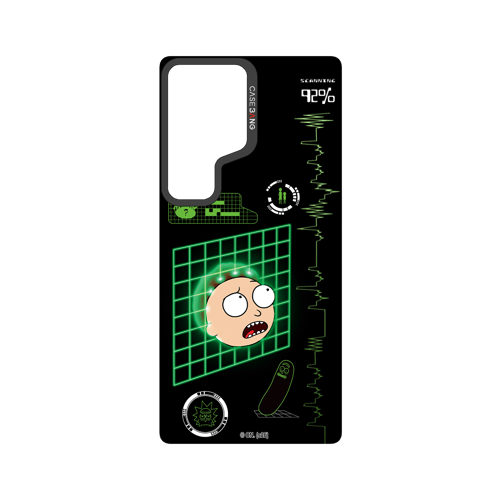Grid Scan Morty Snap-On Phone Case