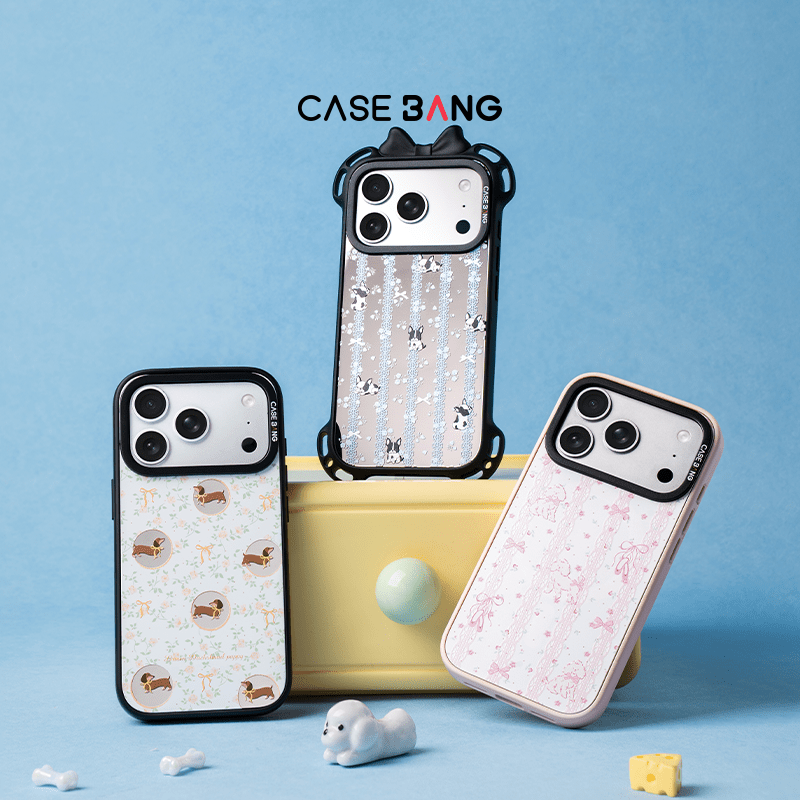 Carefree Puppy Series Snap - On Cover - CaseBangImagiSnap Case MagSafe CompatibleCaseBangiPhone 15 PlusSweet Puppy