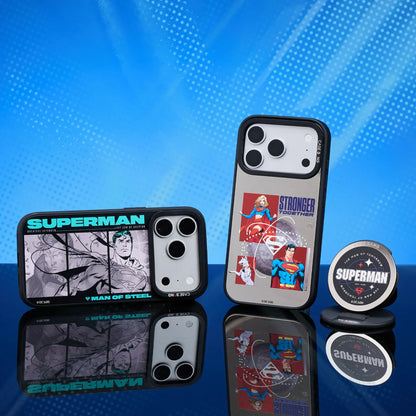 Superman Snap-On Phone Case Cover - designs and magnetic stand