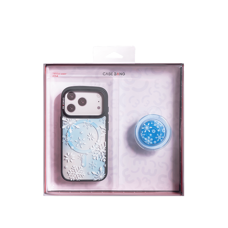 CaseBang x Christmas DuoJoy Box - CaseBangDuoJoy/TriJoy BoxCaseBangBlue SnowflakeiPhone 14 Pro