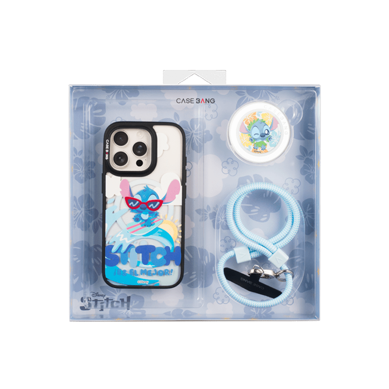 CaseBang x Disney Stitch TriJoy Box - CaseBangDuoJoy/TriJoy BoxCaseBangSurfing Stitch SeriesiPhone 14 Pro