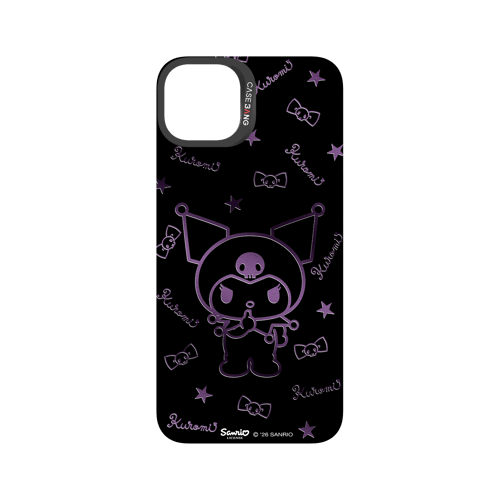 Neon Outline Kuromi Snap-On Phone Case