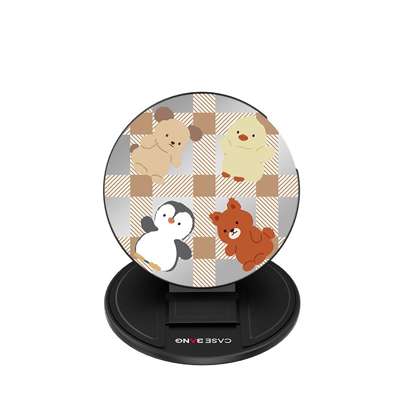 Chequered Bear Magsafe Grip Stand - CaseBangMagsafe Grip StandCaseBangBack Cover