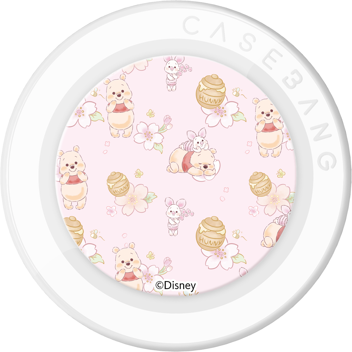 Cherry Blossom Series MagSafe Airbag Grip Stand - CaseBangMagSafe Airbag Grip StandCaseBangWinnie Take A Nap