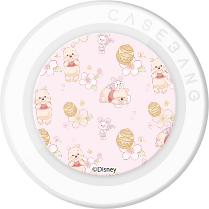 Cherry Blossom Series MagSafe Airbag Grip Stand - CaseBangMagSafe Airbag Grip StandCaseBangWinnie Take A Nap