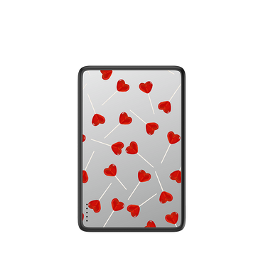 Red Heart magnetic power bank