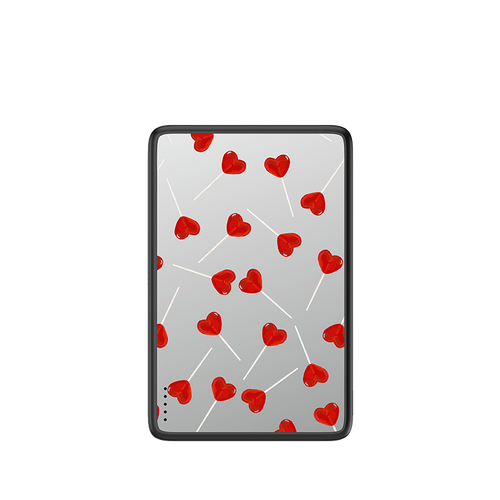 Red Heart magnetic power bank