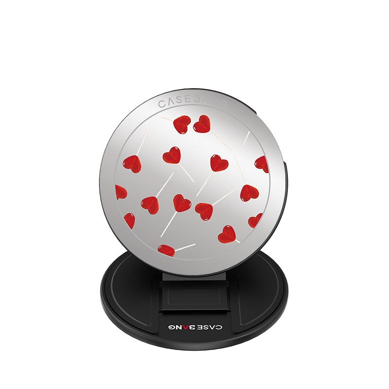 Red Heart MagSafe grip stand