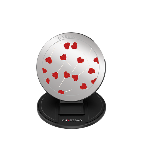 Red Heart MagSafe grip stand
