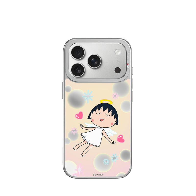 Chibi Maruko - chan Silver Unijoy - CaseBangUnijoyCaseBangAngel MarukoiPhone 17 Pro Max