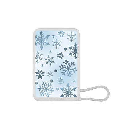 Christmas Series Power Bank Build - in Cable - CaseBangPower BankCaseBangIcy Blue Snowflake/For Lightning