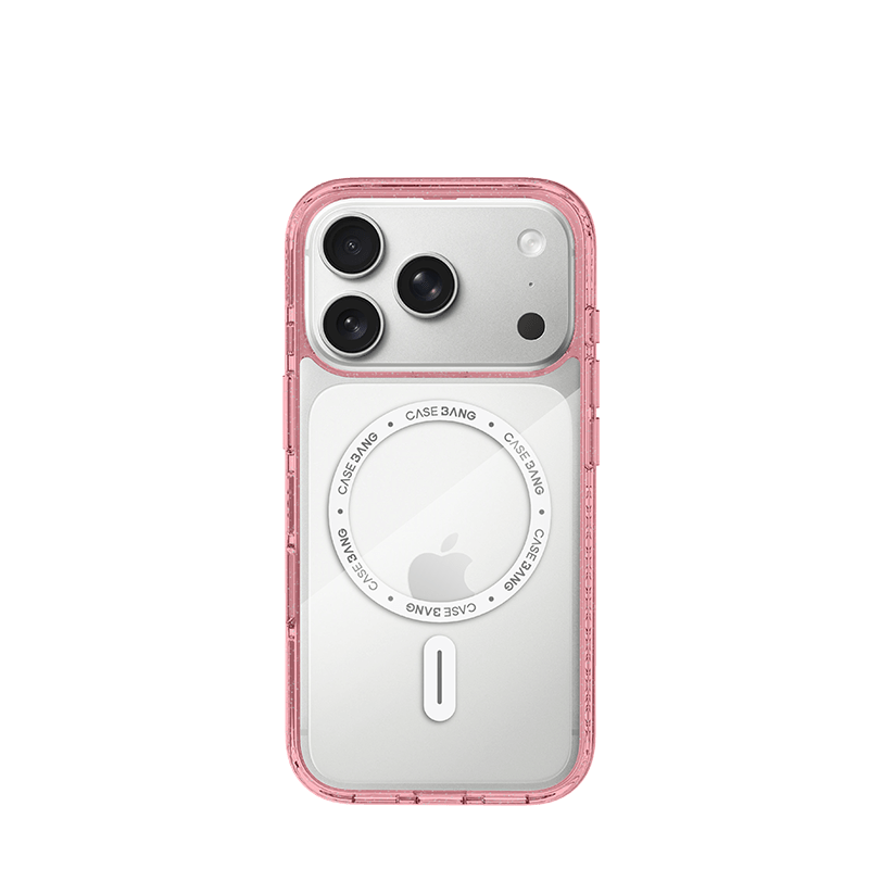 Clear Imagisnap Base Case - CaseBangBase CaseCaseBangClear PinkiPhone 17 Pro