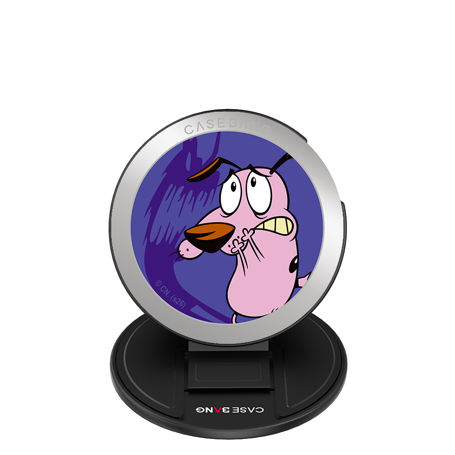 Courage Scared Purple MagSafe Grip Stand