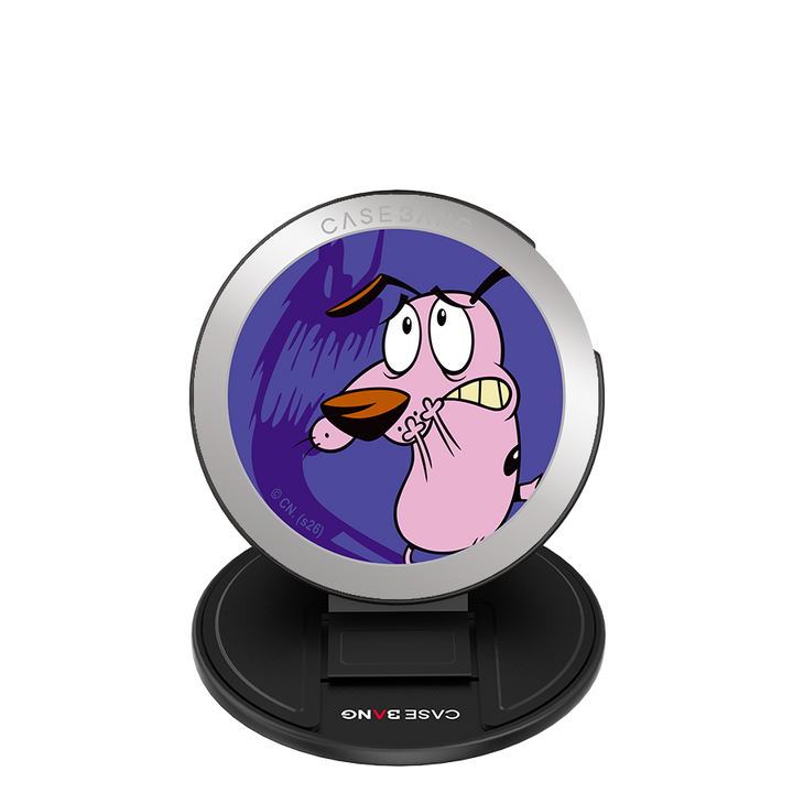 Courage Scared Purple MagSafe Grip Stand