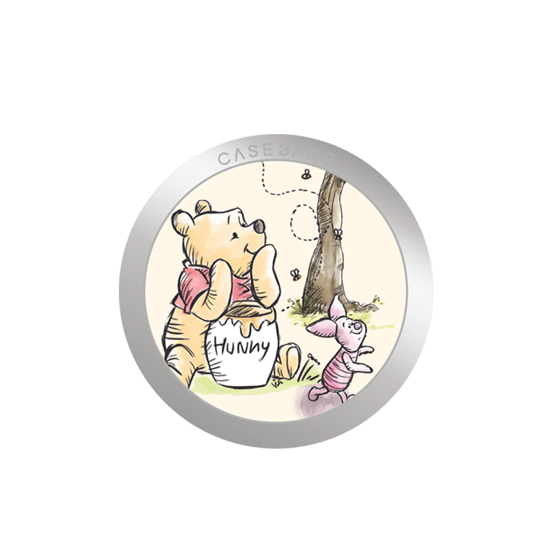 Creamy Yellow Pooh MagSafe grip stand back cover – Winnie the Pooh | CaseBang