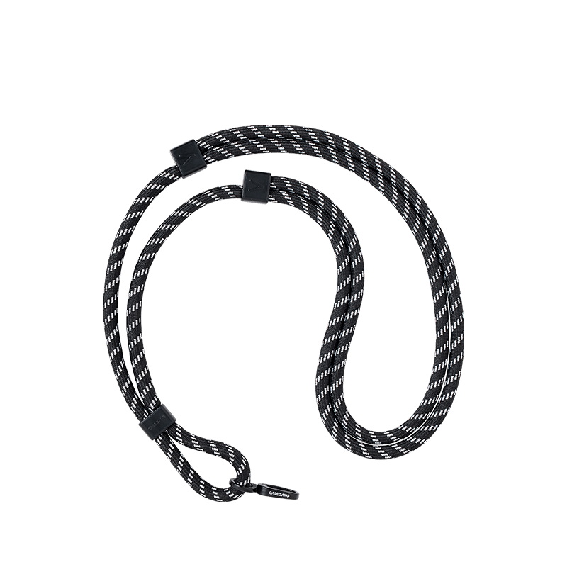Cross - body Phone Braid Strap - CaseBangCross - body CharmCasebangClassic Black - 8MM