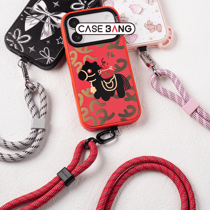 Cross - body Phone Braid Strap - CaseBangCross - body CharmCasebangLight Purple - 6MM