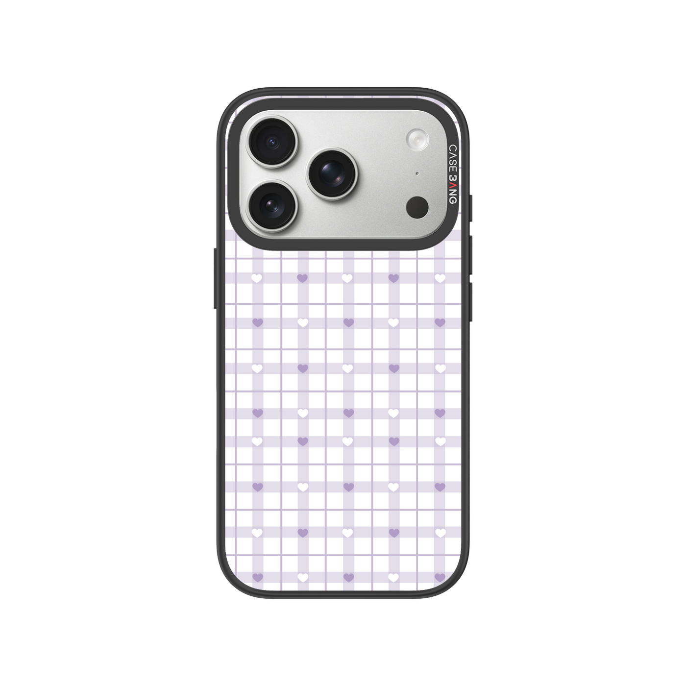 Checker Hearts Snap-On Phone Case