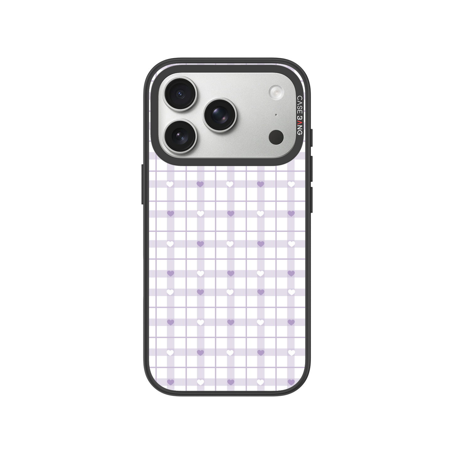 Checker Hearts Snap-On Phone Case