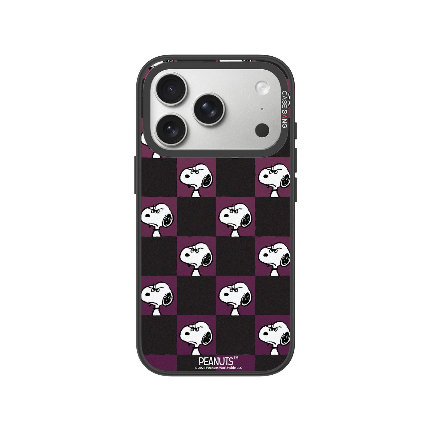 Snoopy Checkerboard Snap-On Phone Case