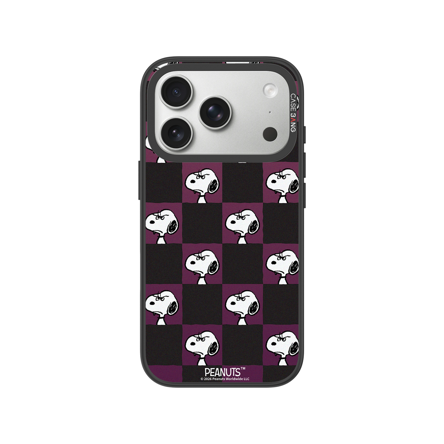 Snoopy Checkerboard Snap-On Phone Case