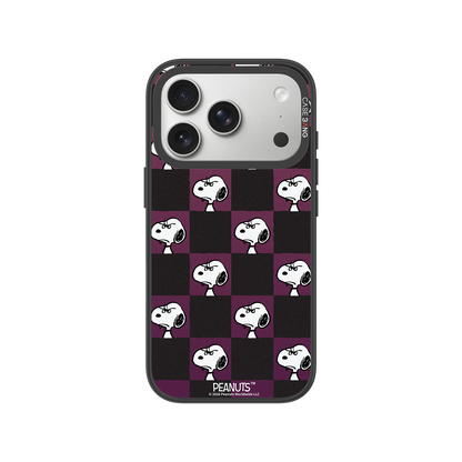 Snoopy Checkerboard Snap-On Phone Case