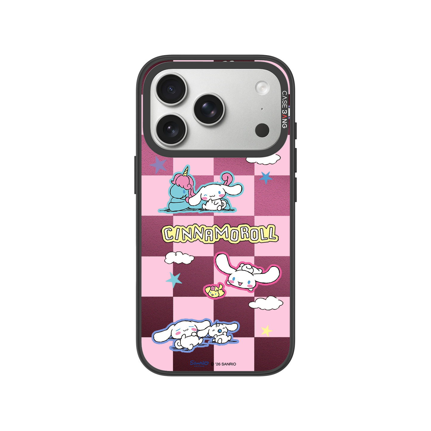 Checkered Cinnamoroll Snap-On Phone Case