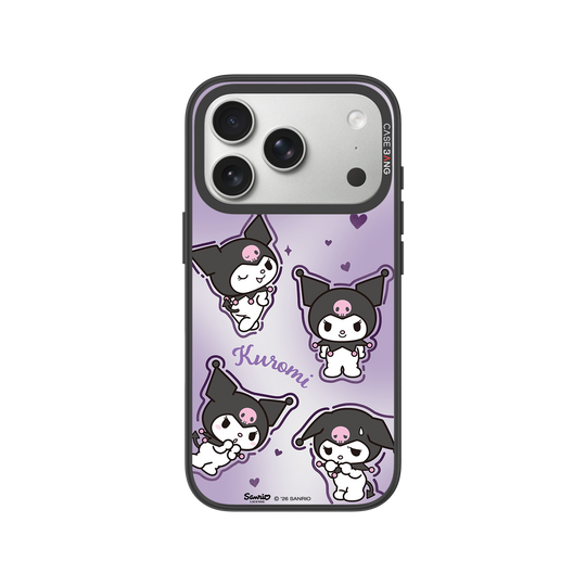 Soft Purple Kuromi Snap-On Phone Case