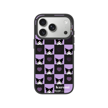 Kuromi Checkerboard Snap-On Phone Case